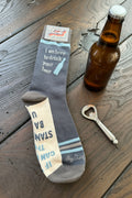 Socks "Here to Drink Your Beer"