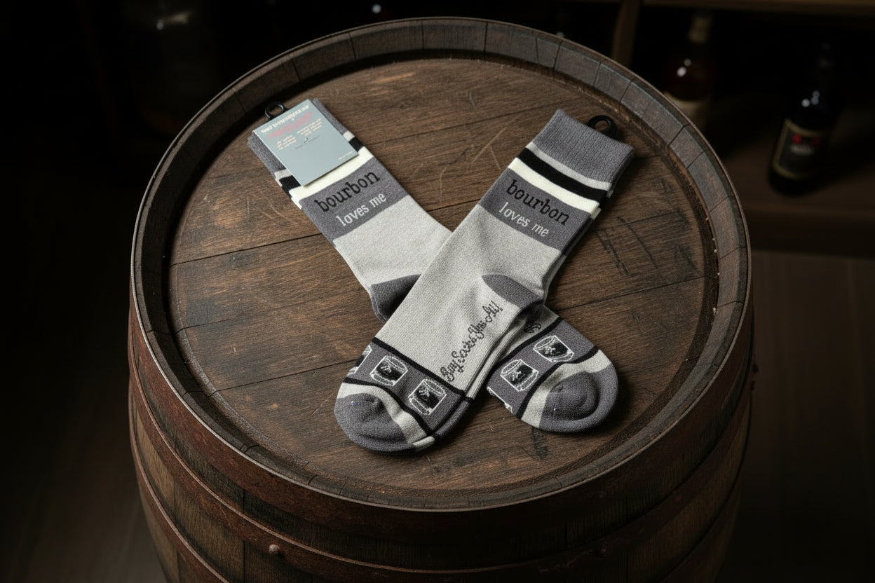 Socks "Bourbon Loves Me"