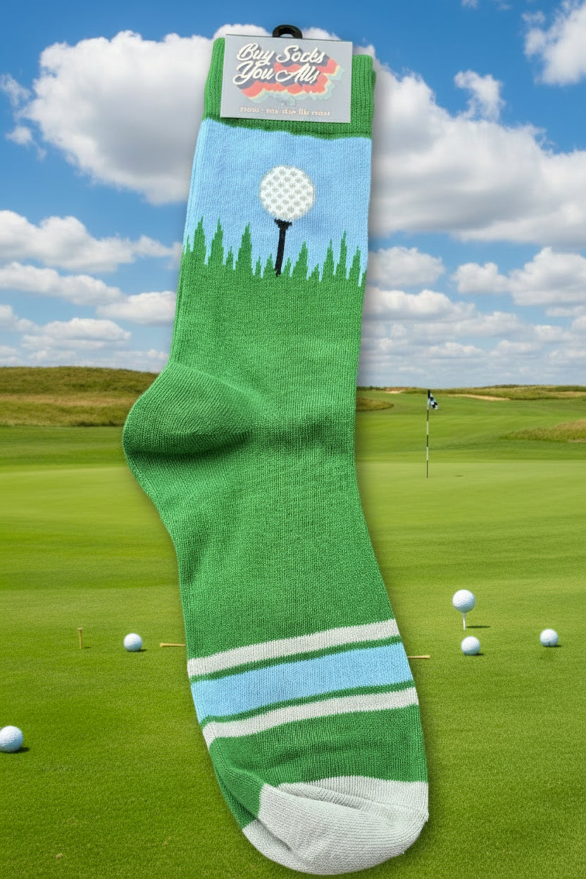 Socks "Golf Ball on Tee"
