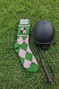 Socks "Derby Silks-Pink & Green"