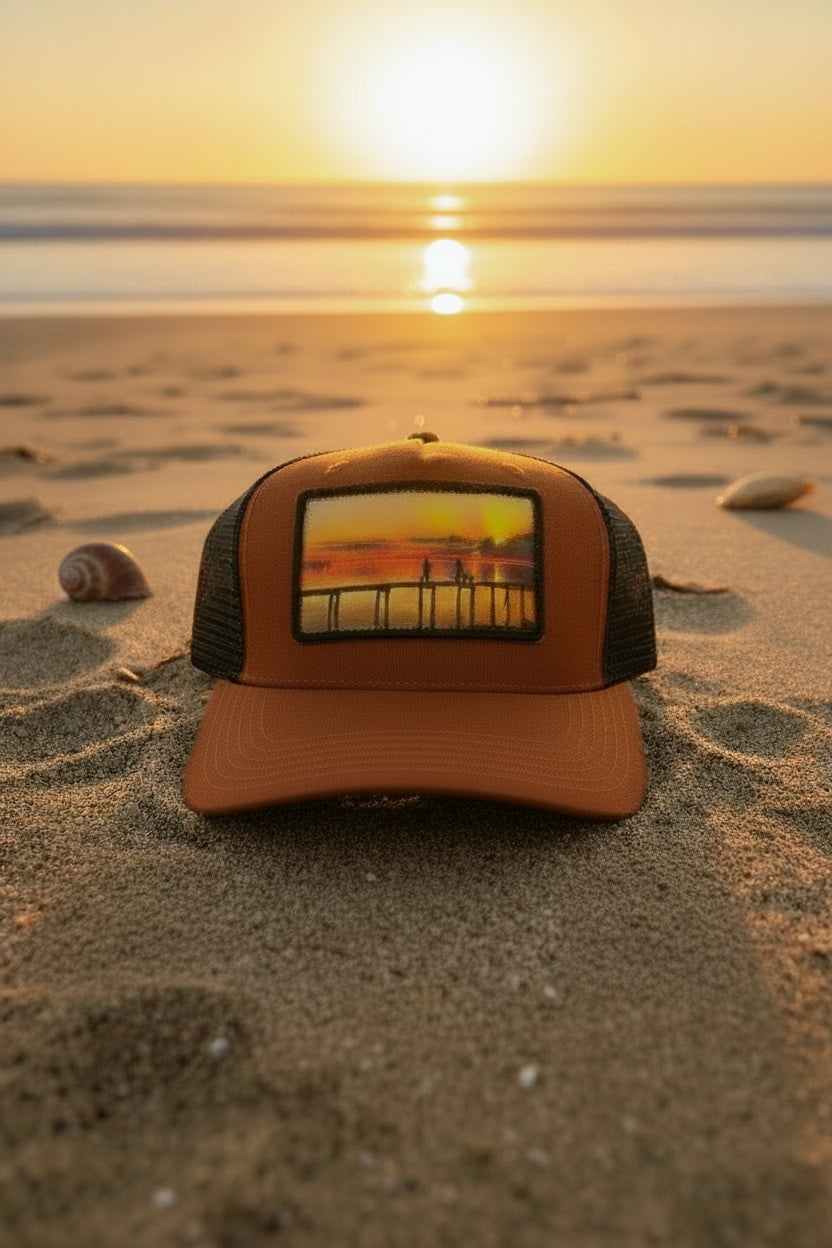 Hat "Dog Sunset Copper & Black"