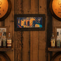 Wood Wall Art "Bourbon Bottles Pappy Vanwinkle Art Deco"