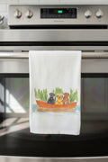Dish Towel "Labs in a Boat"