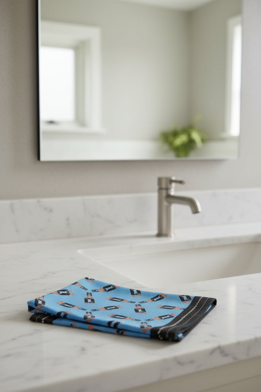 Towel "Tennessee Whiskey in Blue"