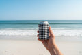 Koozie-Houndstooth Slim Can