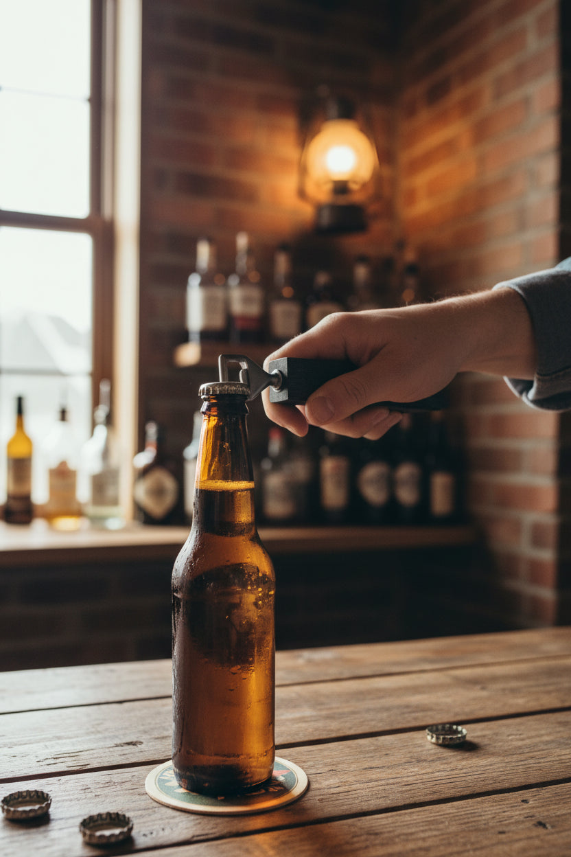 Bourbon Barrel Stave Bottle Opener