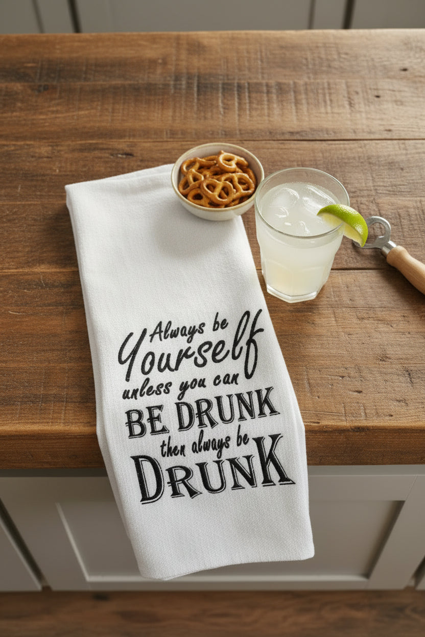 Tea Towel "Always Be Yourself"