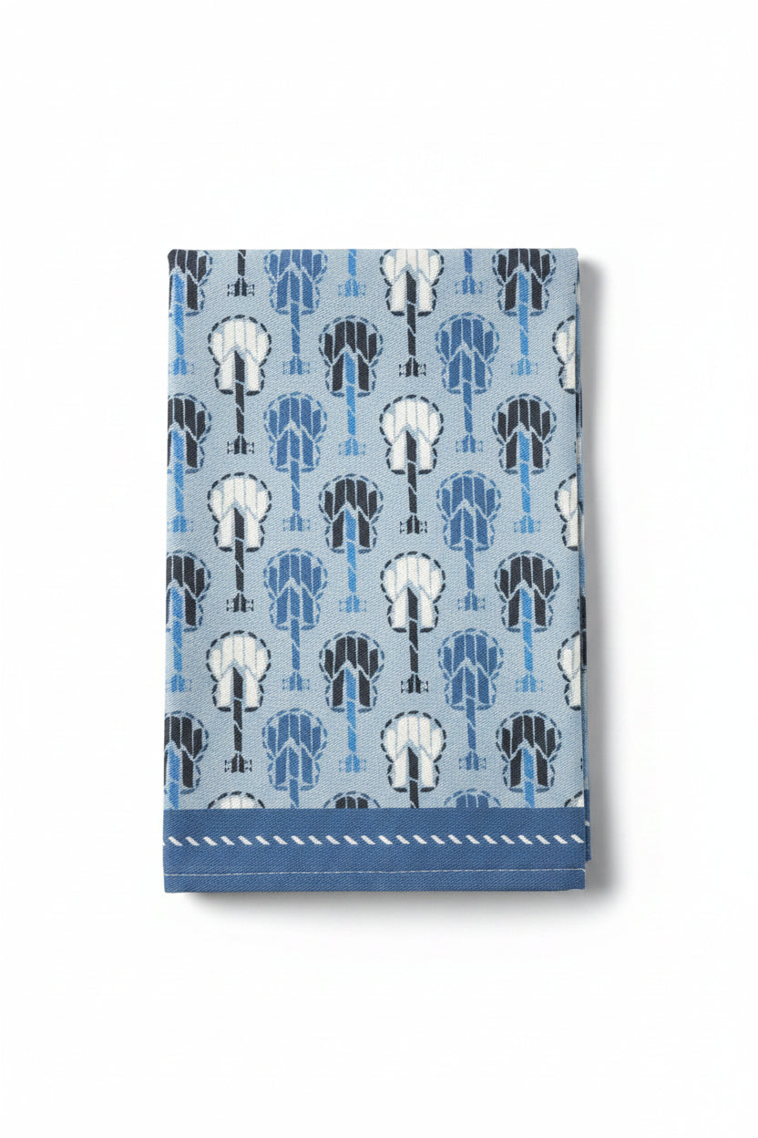 Towel "Guitars in Navy"
