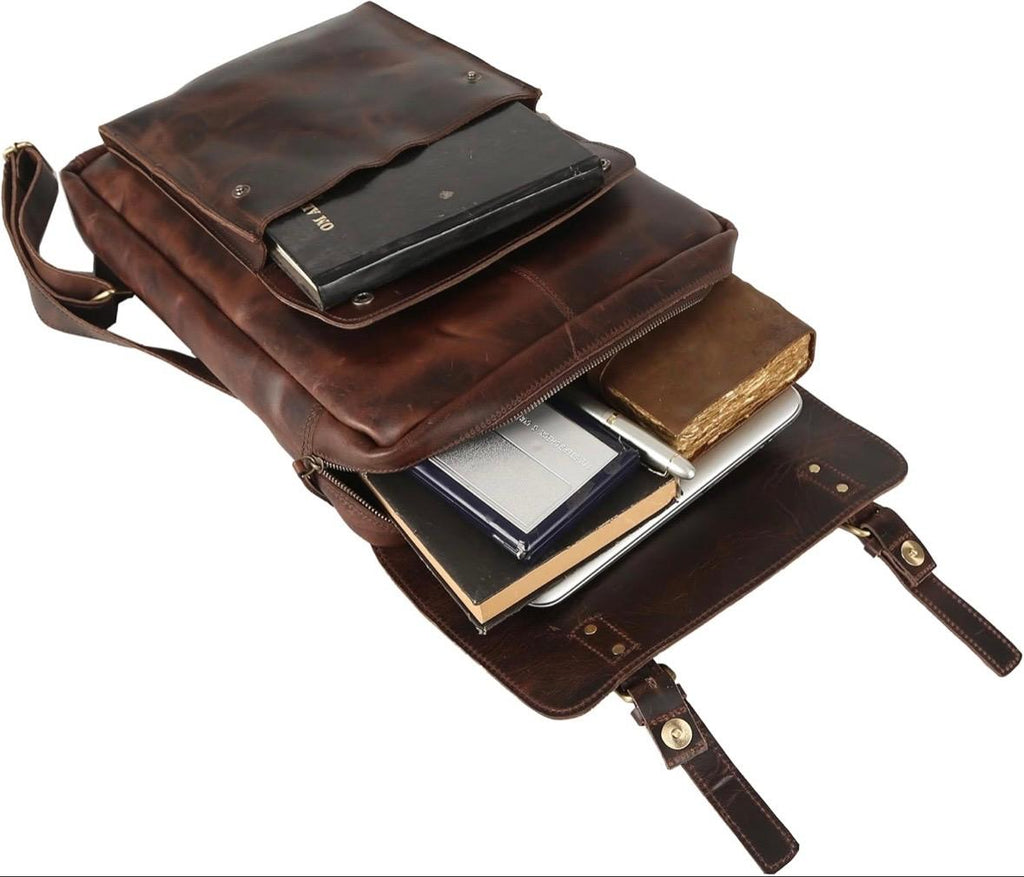 Genuine Buffalo Leather Backpack