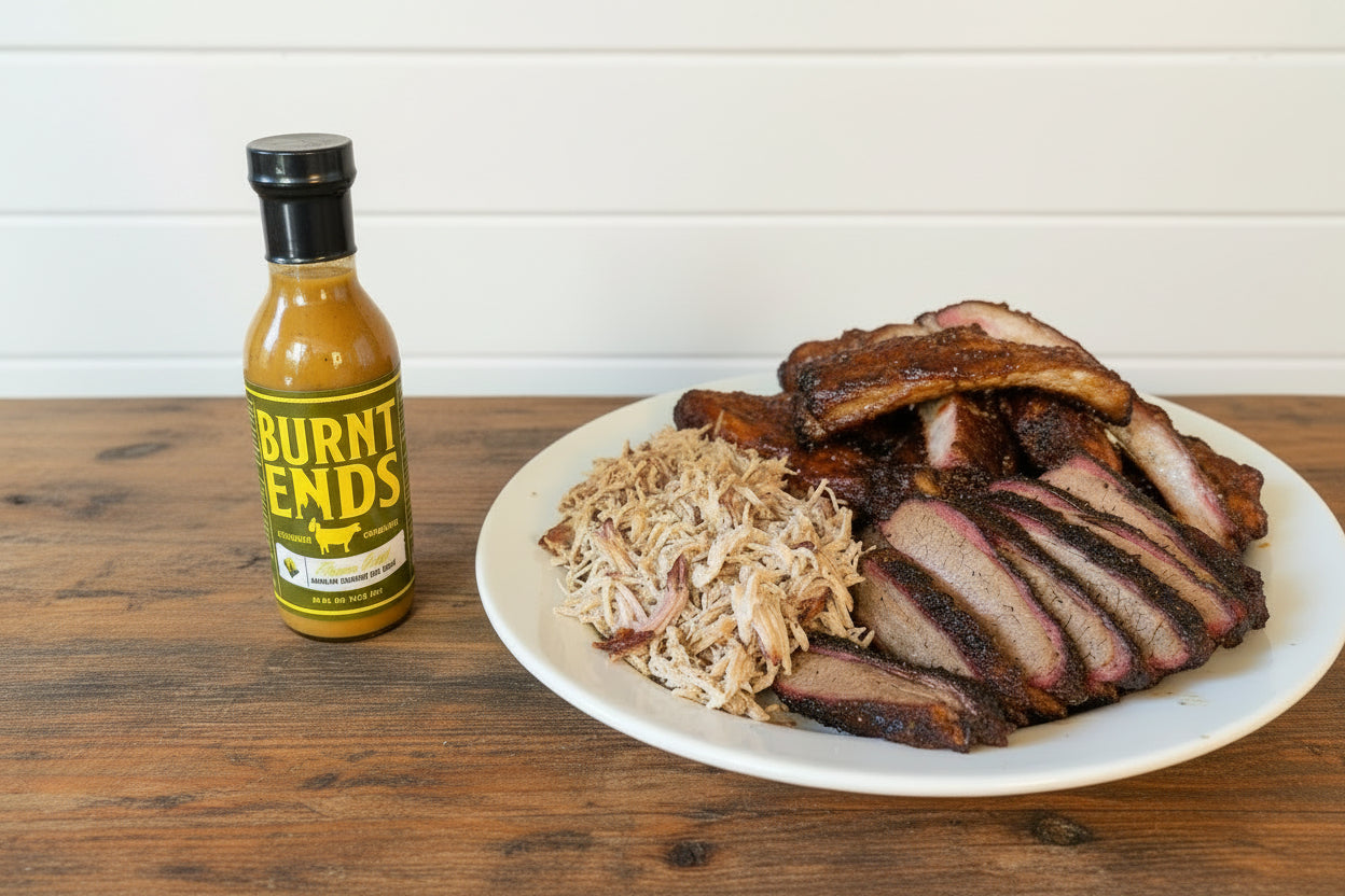 Burnt Ends "Reaper Gold" Carolina Reaper Mustard BBQ Sauce