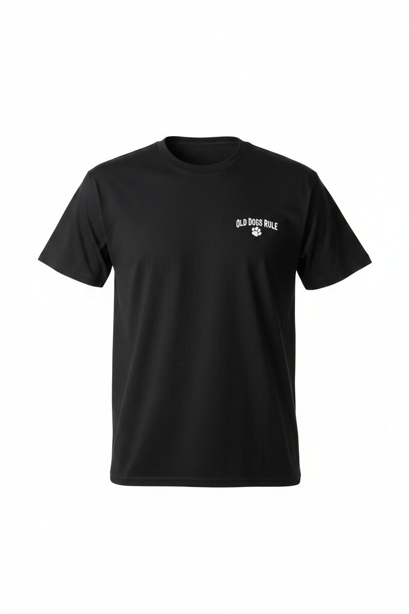 Tee "Old Dogs Rule" Black