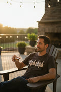 Tee "Bourbon on Bottles"-Brown