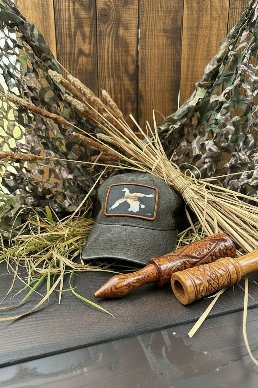 Hat "Sunset Duck Black Greaser"